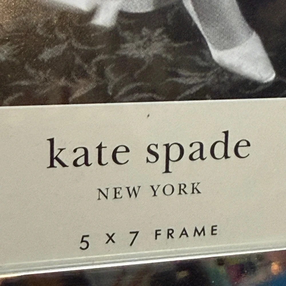 Kate Spade New York Belle Boulevard Silverplate 5x7 Picture Frame Lenox